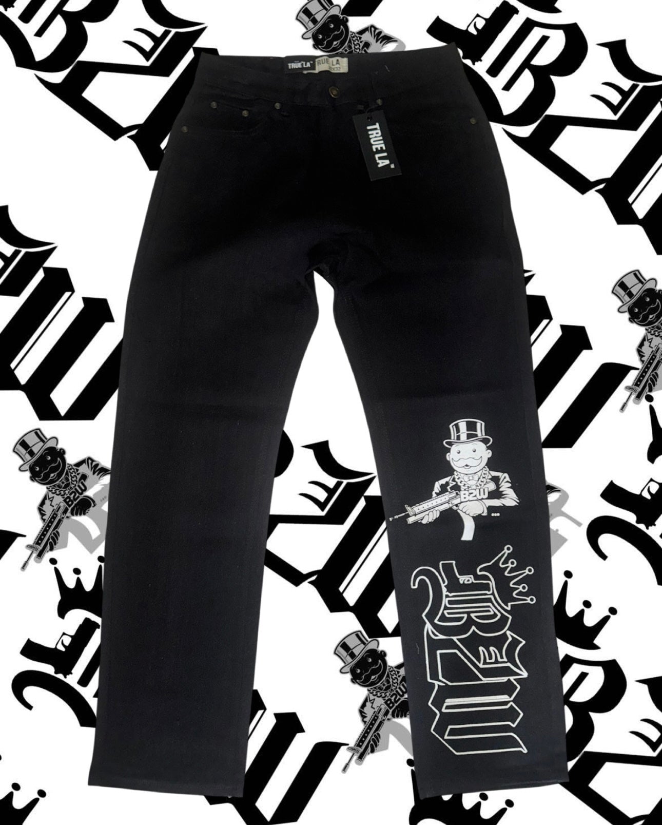 Monopoly Jeans BLK