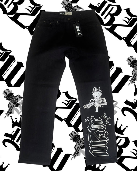 Monopoly Jeans BLK