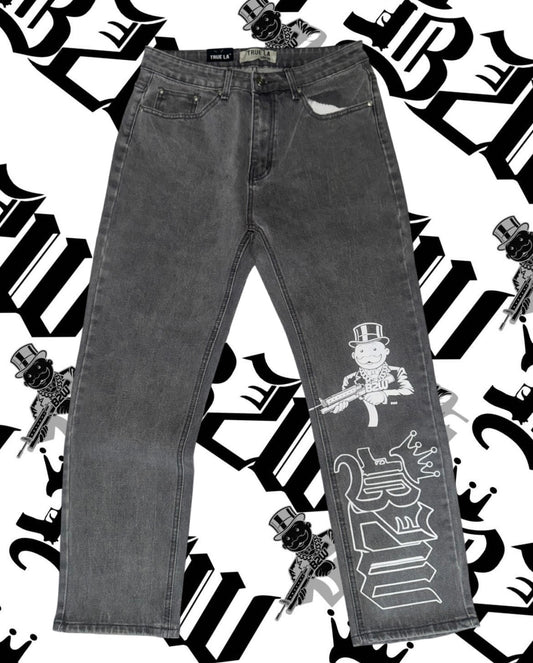 Monopoly Jeans GRY